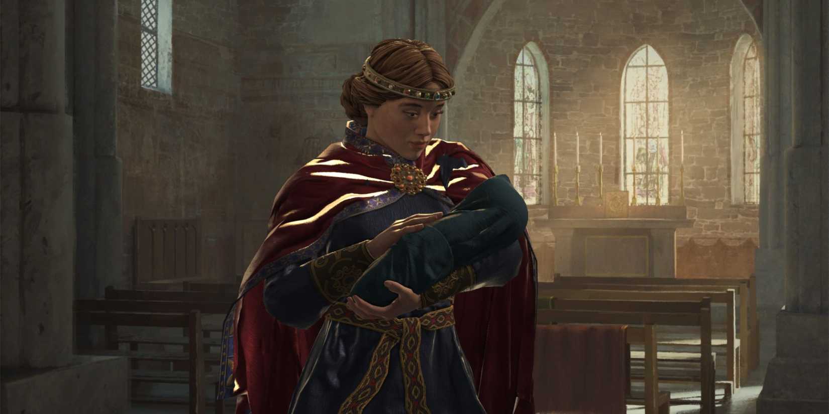 Crusader Kings 3 Mother Holding Child
