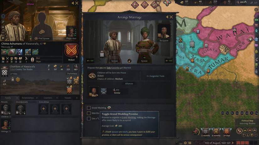 Crusader Kings 3 Wedding Offer