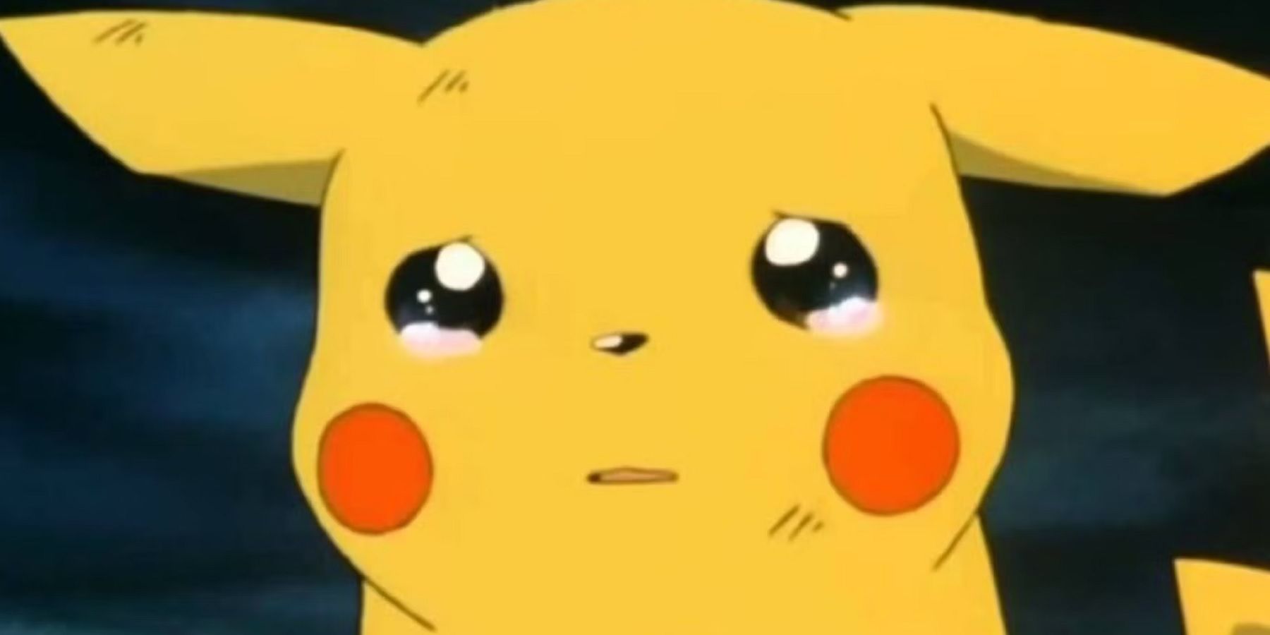 crying pikachu pokemon anime