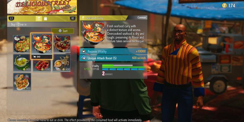 seafood curry in nayshall food vendor