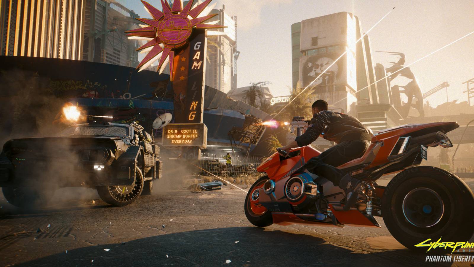 phantom liberty vehicle combat screenshot