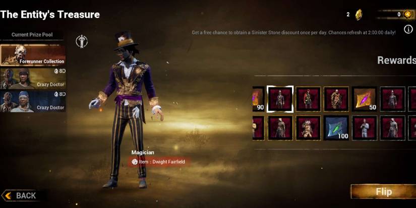 Dwight in his Dark Magician Skin as seen in the treasure store. 