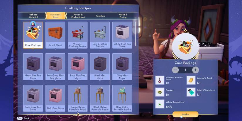 A Magical Moment quest for The Fairy Godmother in Disney Dreamlight Valley.