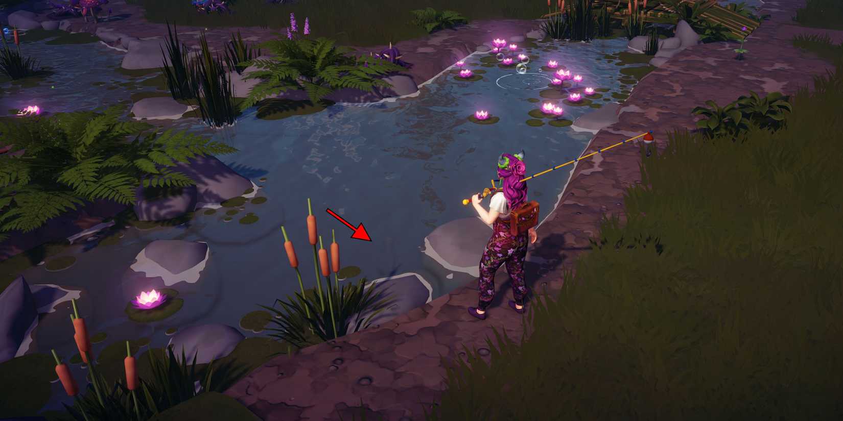 Emerald Bottle location for secret Green Potato quest in Disney Dreamlight Valley.