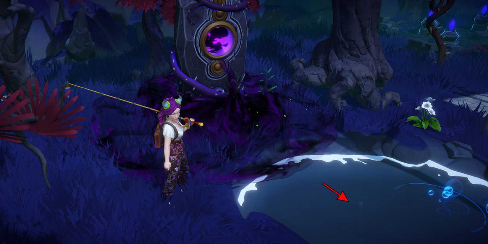 Emerald Bottle location for secret Green Potato quest in Disney Dreamlight Valley.