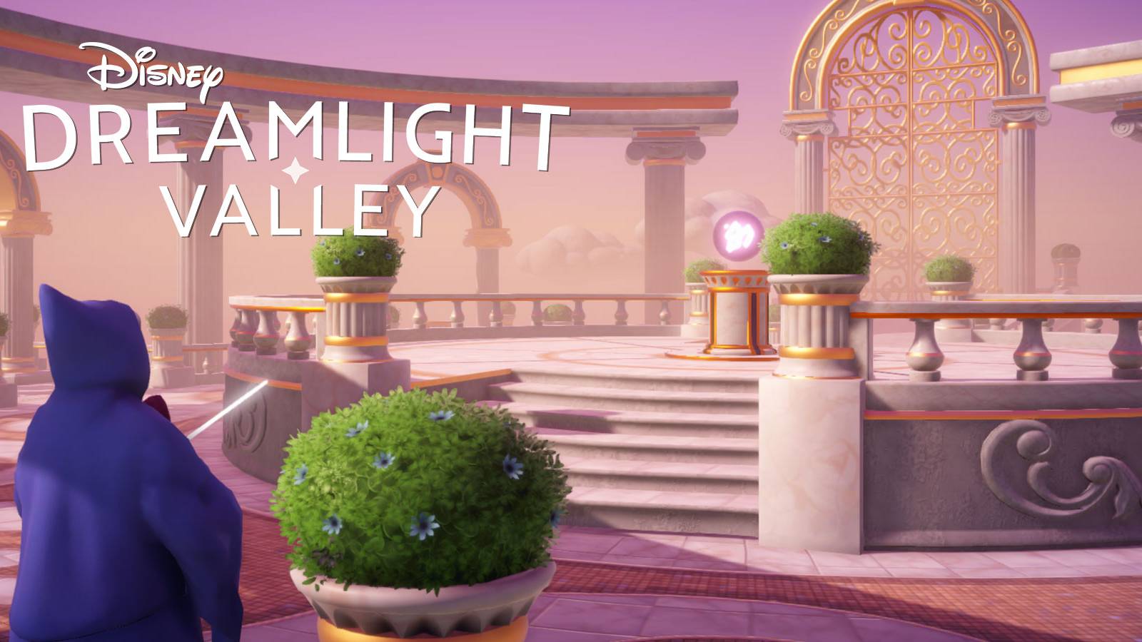 Disney Dreamlight Valley Dreamscape with Fairy Godmother.