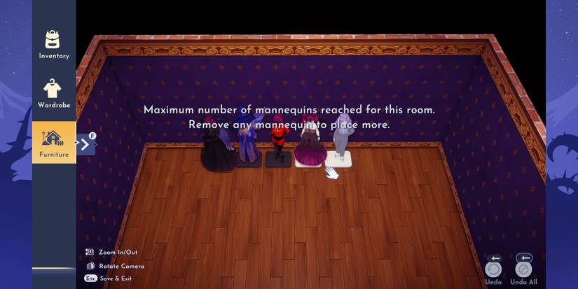 Mannequin in Disney Dreamlight Valley.