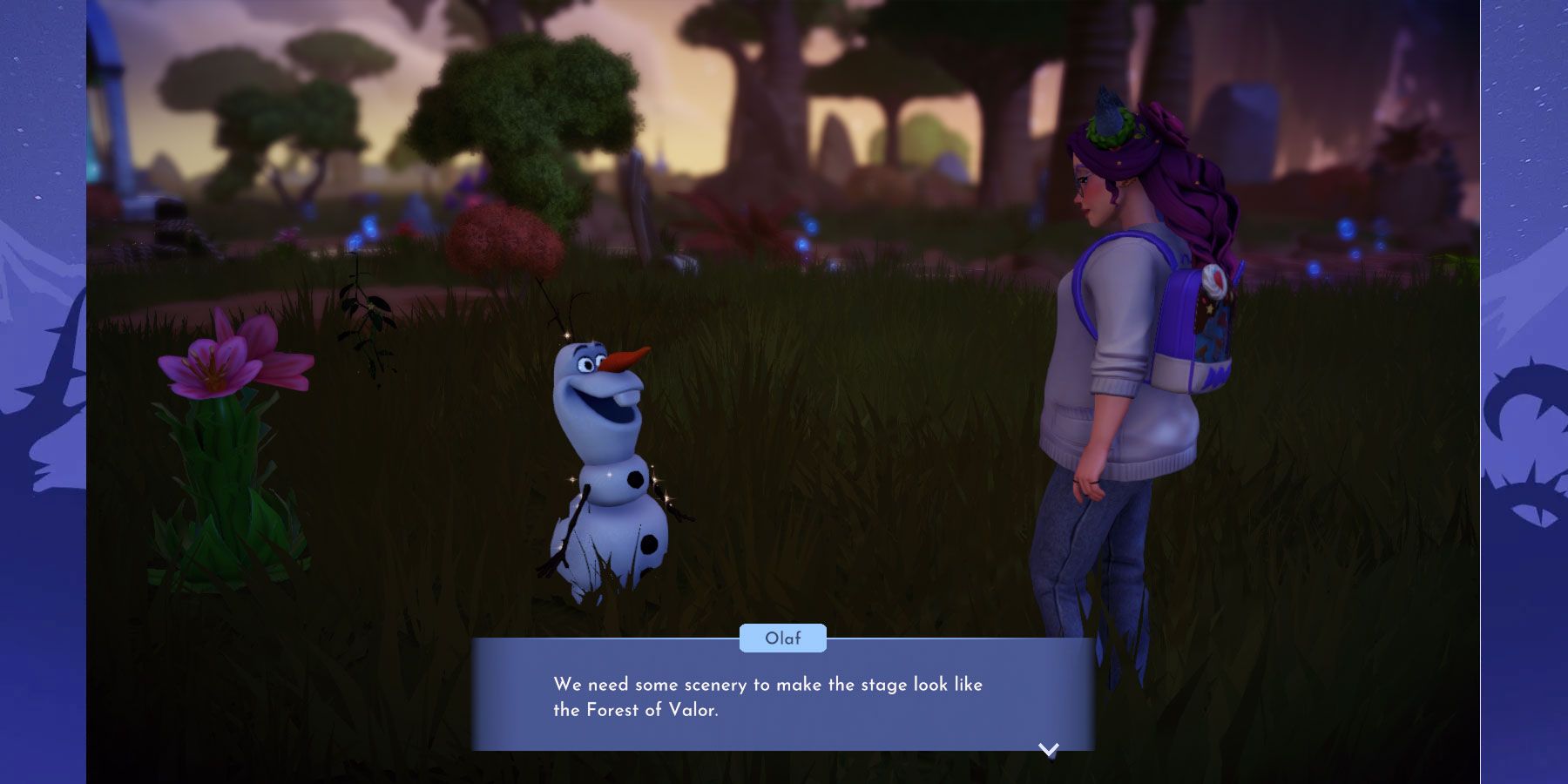 Olaf Presents Quest in Disney Dreamlight Valley