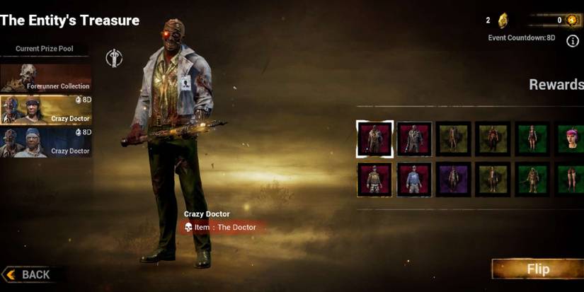 The Crazy Doctor skin from the Entity's Treasure.