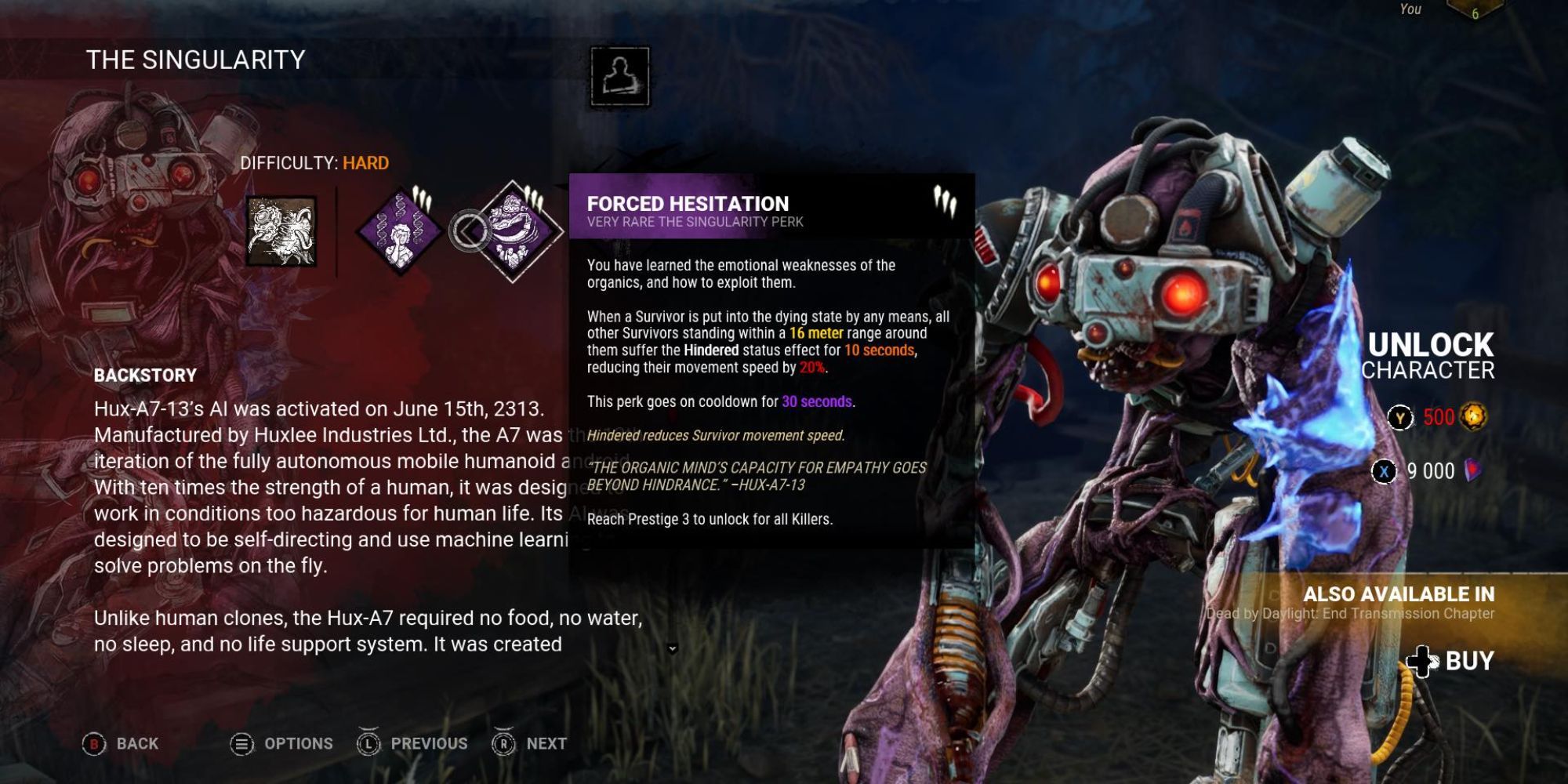 Dead by Daylight Forced Hesistation Perk