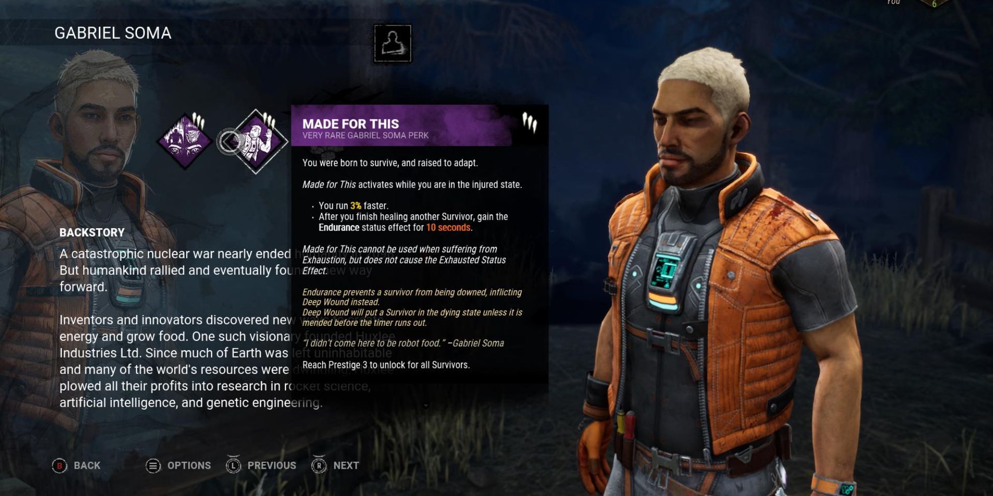 Dead by Daylight Made For This Perk