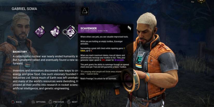 Dead by Daylight Scavenger Perk