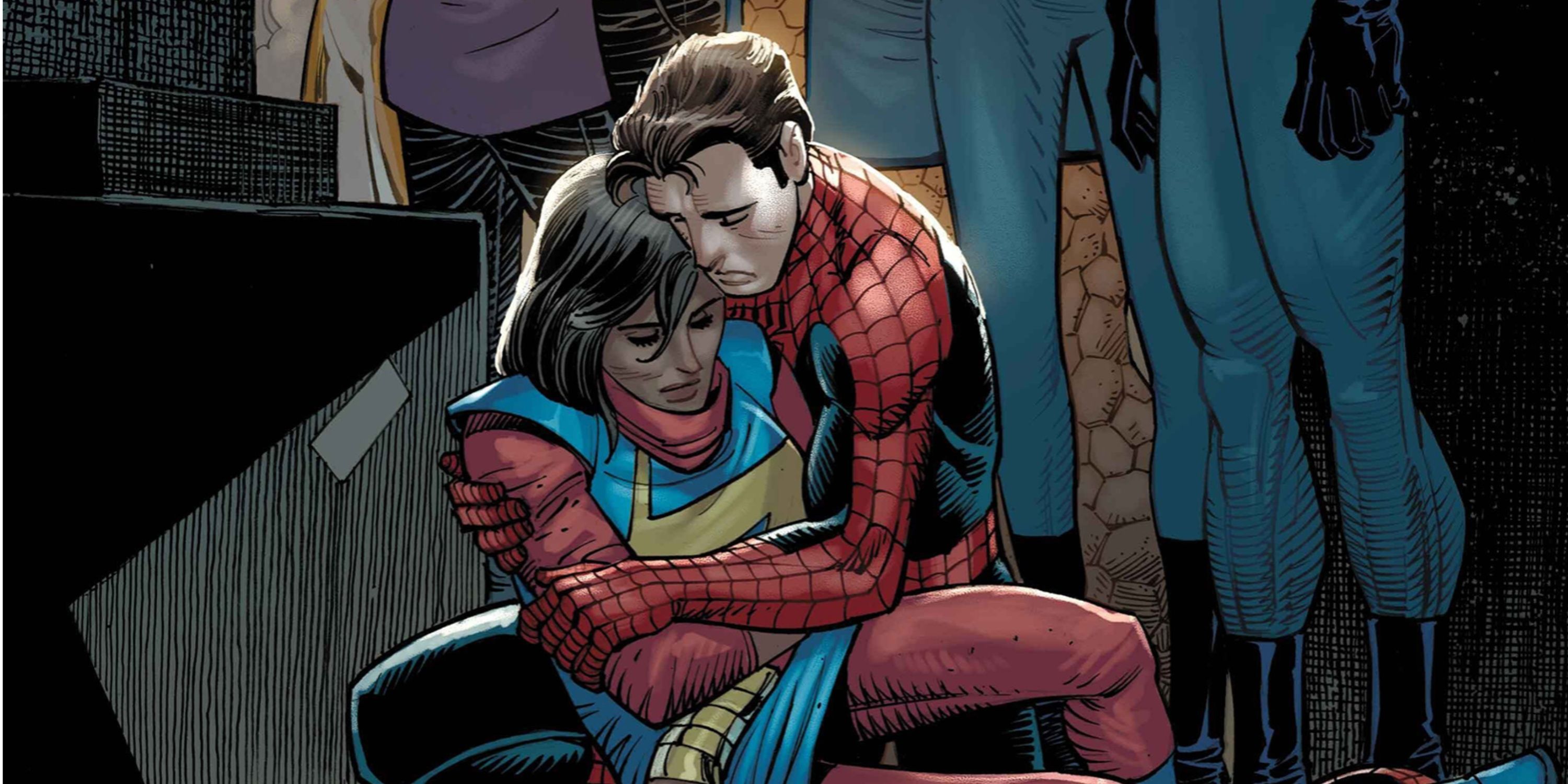 death of ms marvel with spider-man