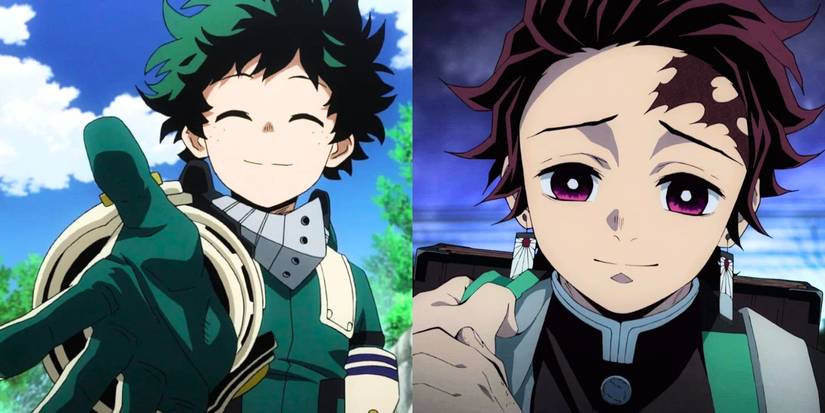 Deku Izuku Midoriya & Tanjiro Kamado