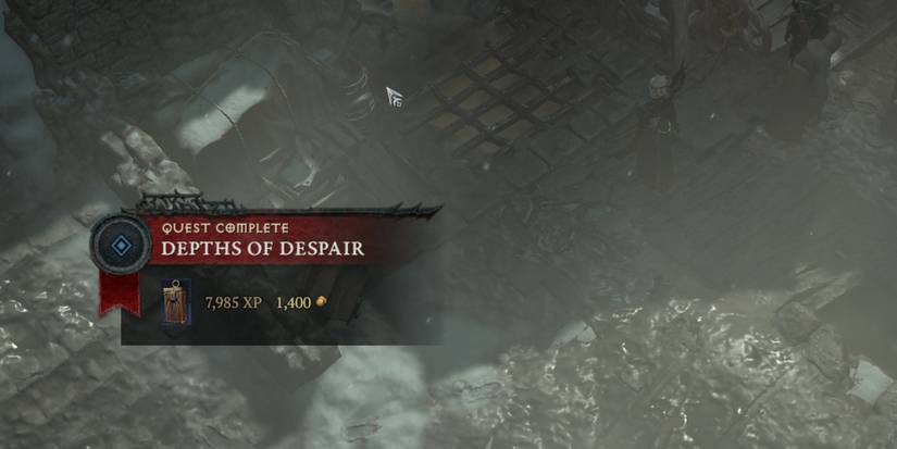 depths of despair diablo 4 screenshot quest completion