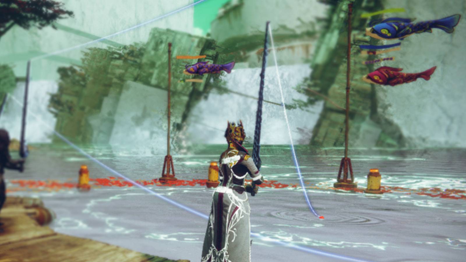 Destiny 2 Warlock Fishing on Planet Nessus Season of the Deep