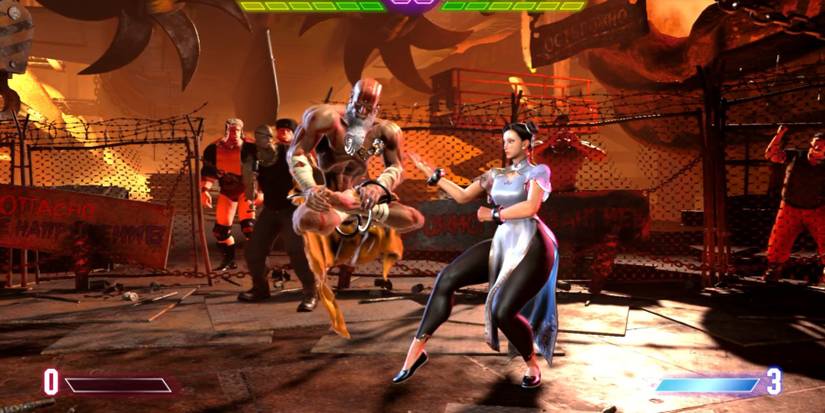 image showing dhalsim doing his floating taunt in street fighter 6.