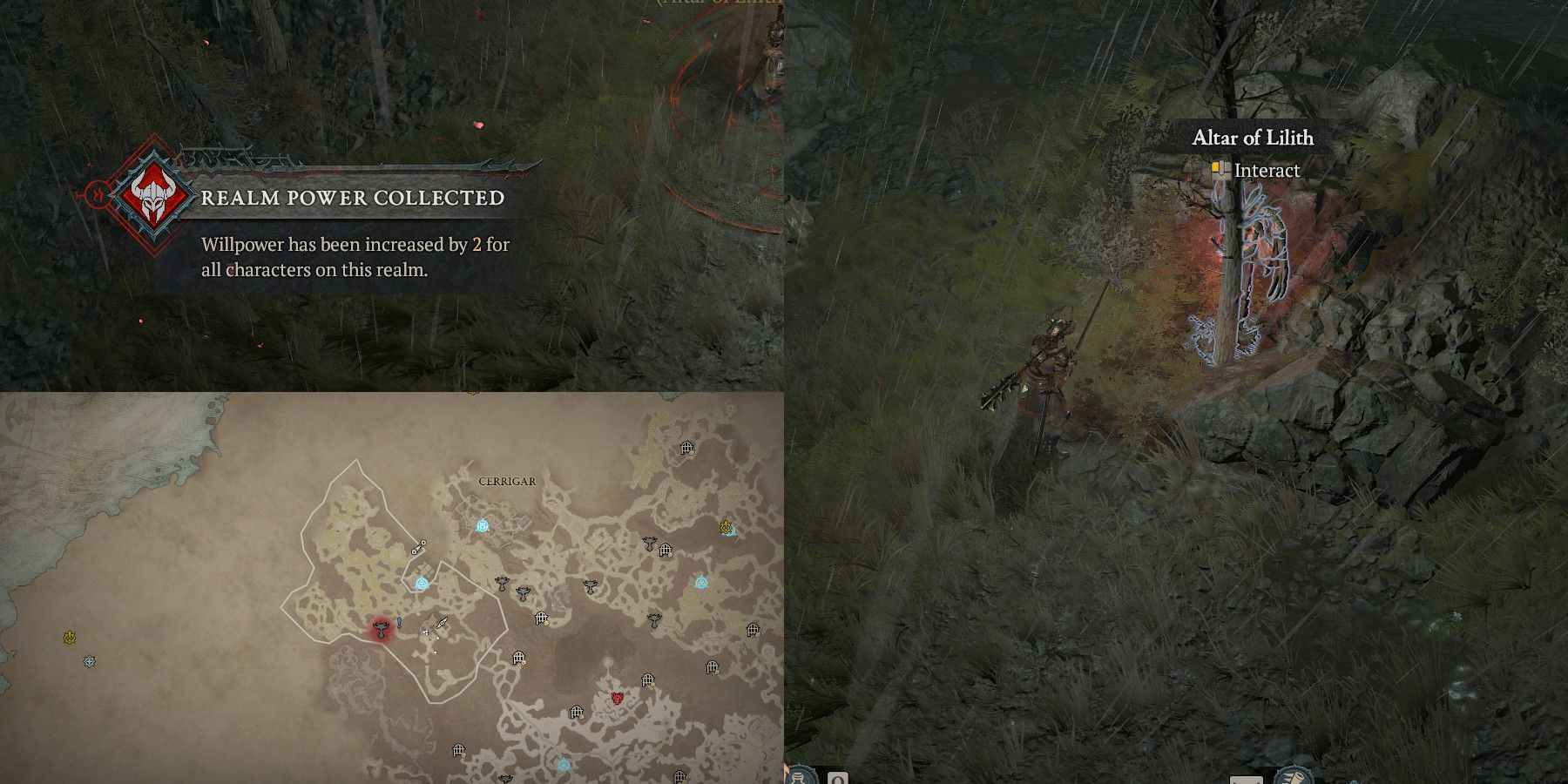 Diablo 4: All Altars of Lilith Locations in Scosglen