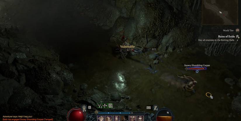 Barbarian Kick skill in Diablo 4