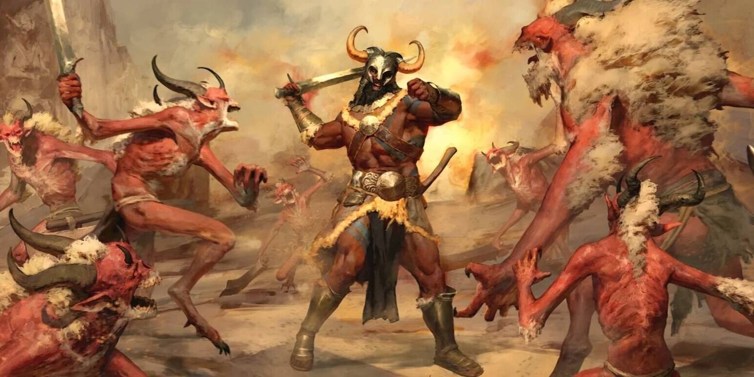Bárbaro de Diablo 4 (Ilustración recortada)