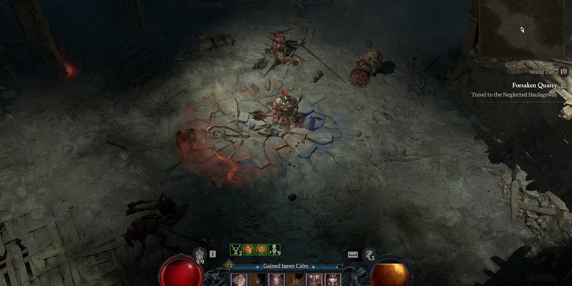 Earthquakes caused by Barbarian skills in Diablo 4