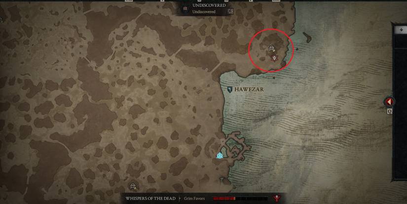 Belfry Zakara location in Diablo 4