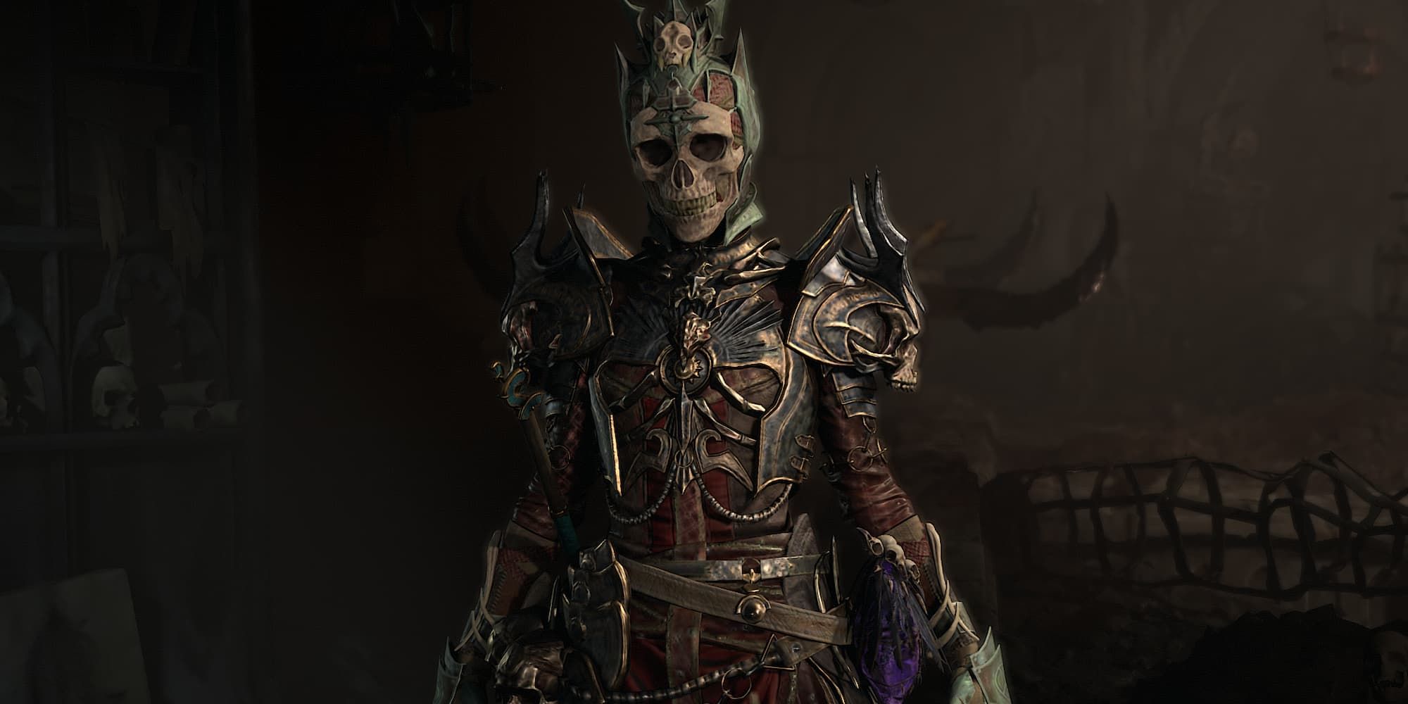 High-level bone armor for Necromancers in Diablo 4