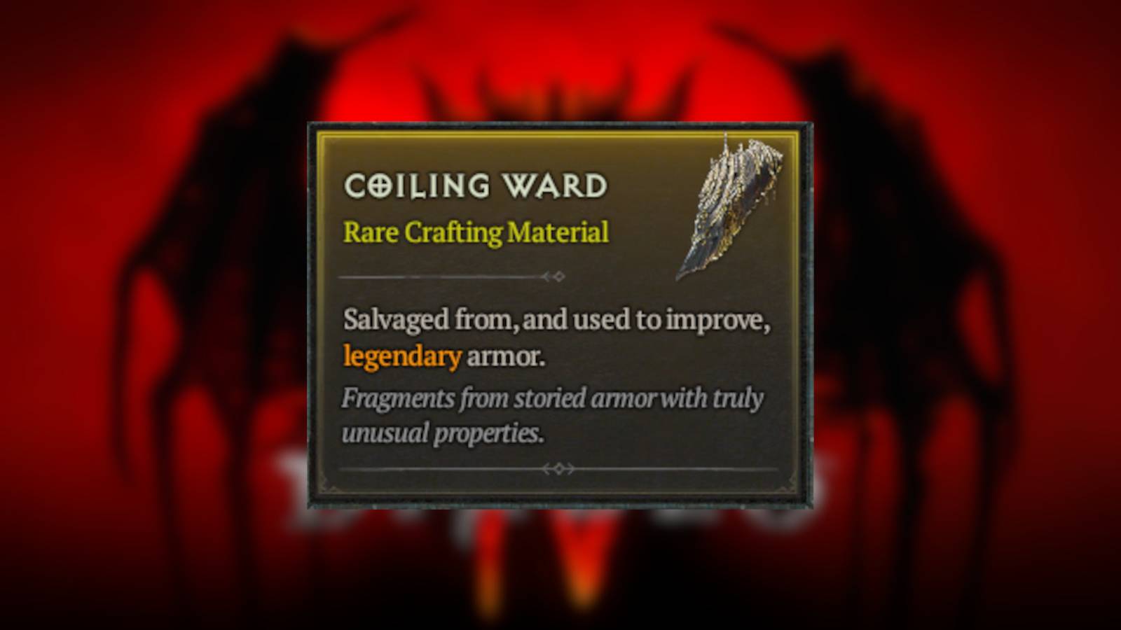 diablo 4 how to get coiling ward