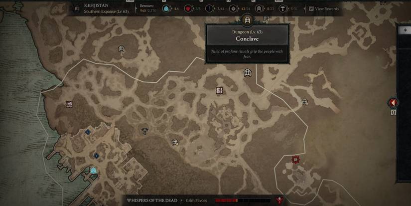 The Conclave dungeon in Diablo 4