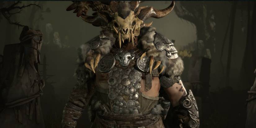 Diablo 4 Druid in the character select screen