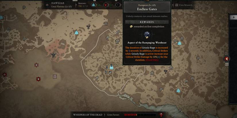 Endless Gates dungeon in Diablo 4