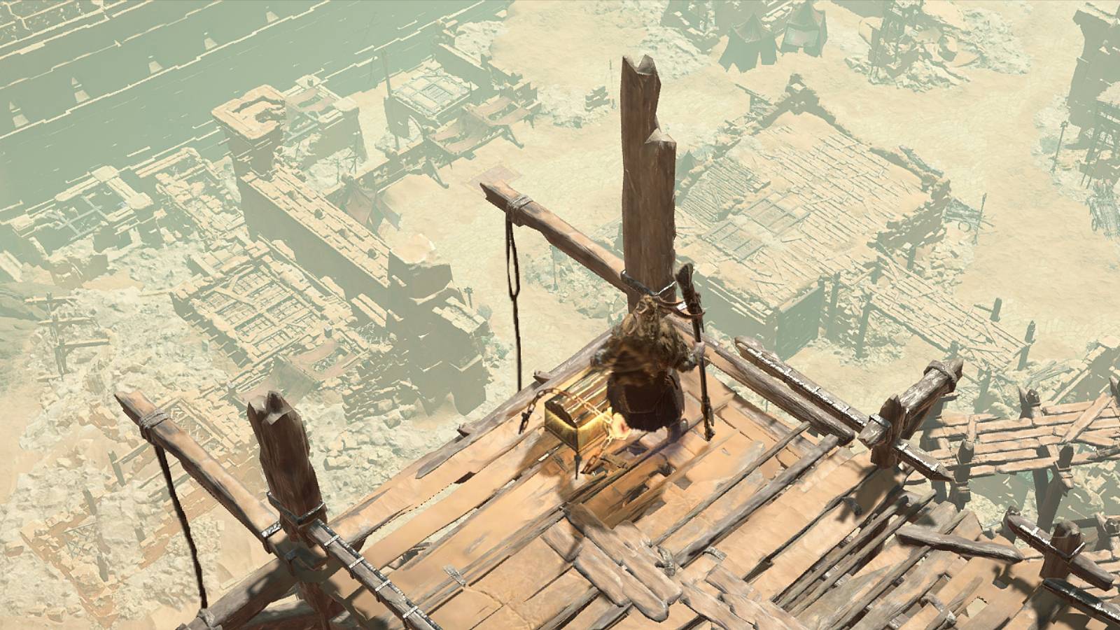 Diablo 4 Hidden Camp Location From Diablo 3 Feature Druid Overlooking Caldeum