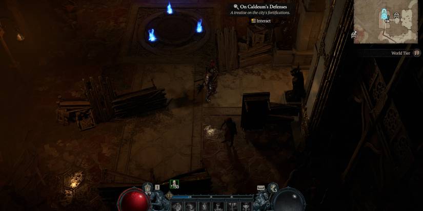 Starting point for the In Desperate Times side quest in Diablo 4