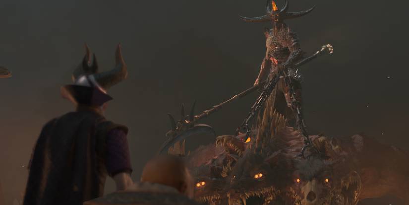 Diablo 4 Level Scaling Explained Sorcerer Cosmetic Astaroth Amalgam of Rage Cutscene