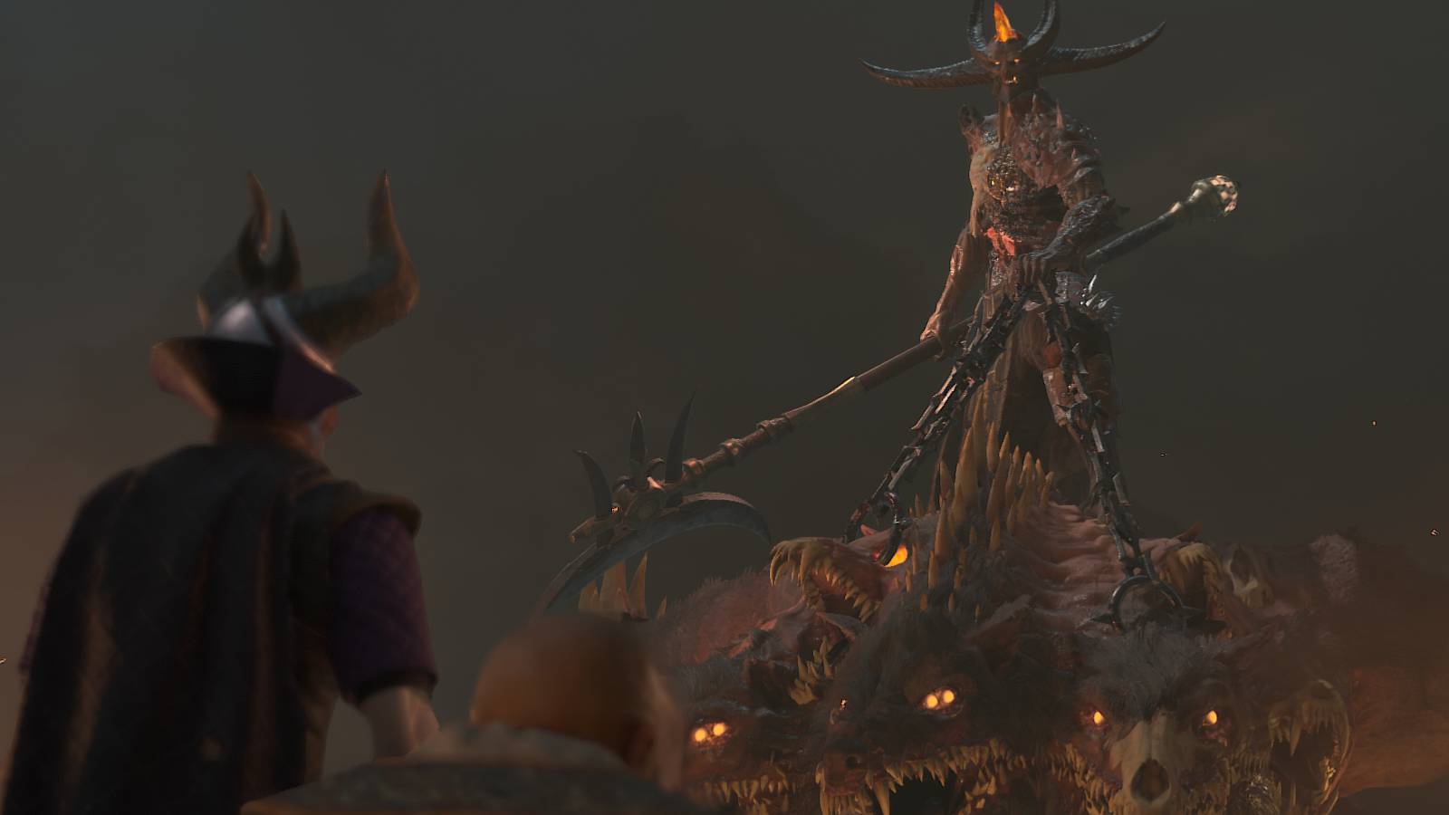 Diablo 4 Level Scaling Explained Sorcerer Cosmetic Astaroth Amalgam of Rage Cutscene