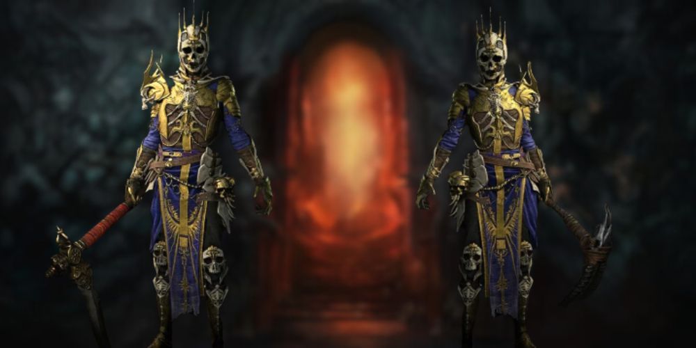 Diablo 4 Best Necromancer Armor Sets Ranked   Diablo 4 Necromancer Boneweaver Armor Set 