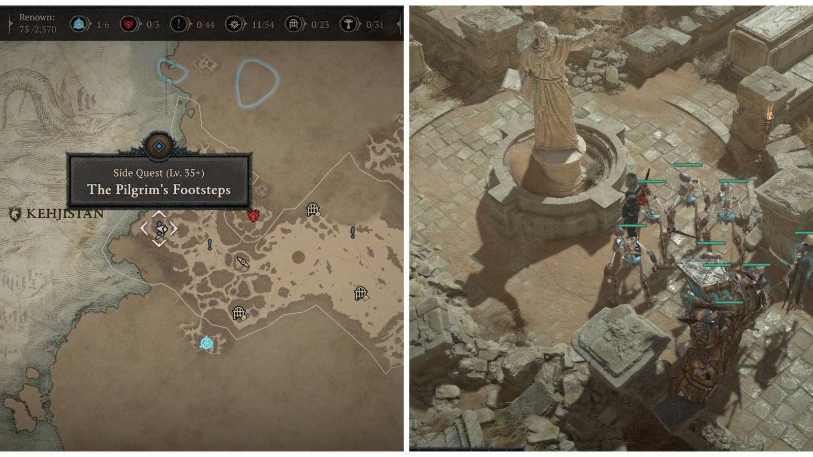 diablo 4 pilgrim feature