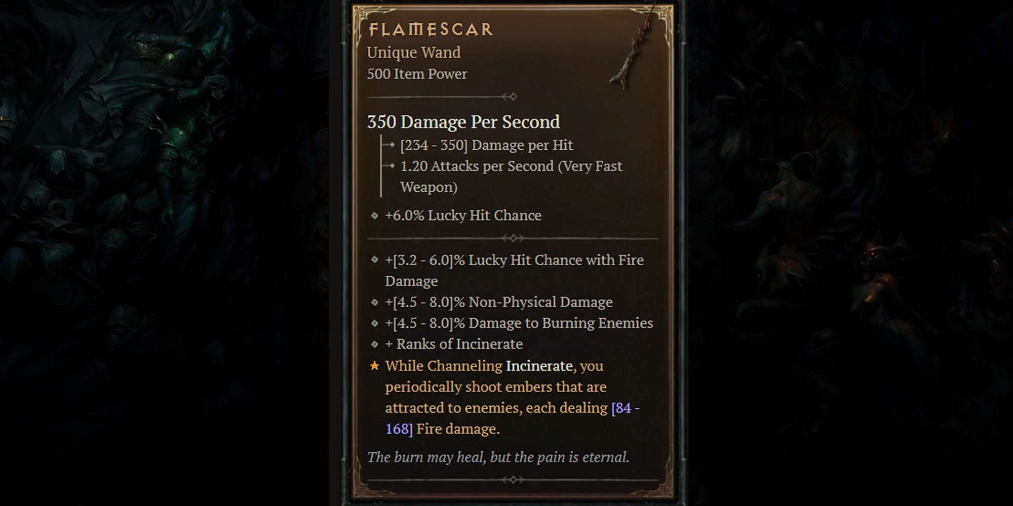 Diablo 4 Ranged Weapons Flamescar