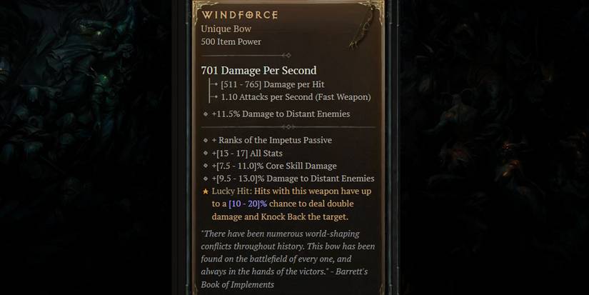 Windforce D4 Diablo 4: Best Ranged Weapons