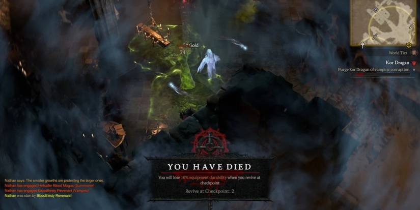 Party members can revive each other after death