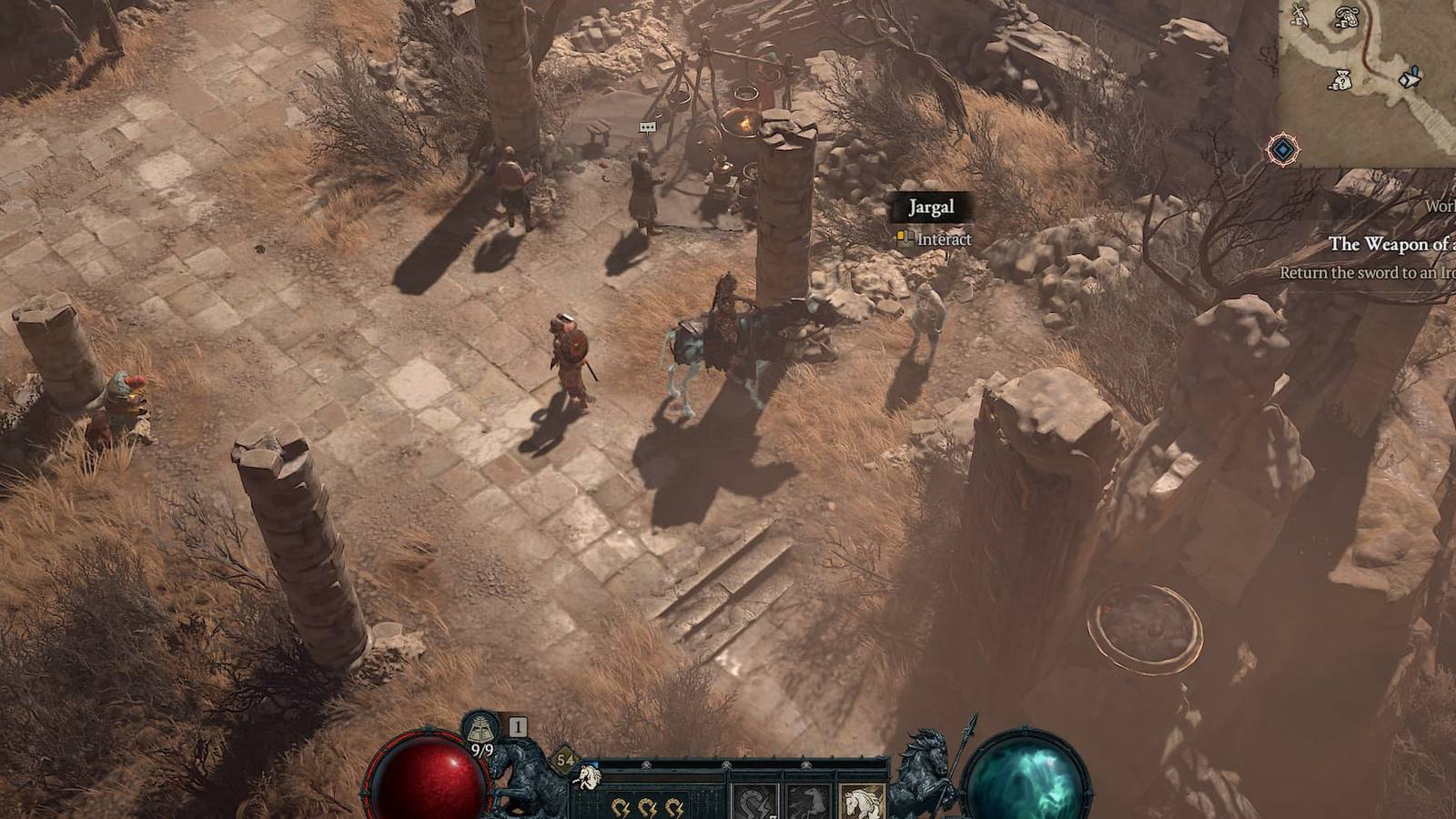 Salt Begets Salt quest starting point in Diablo 4