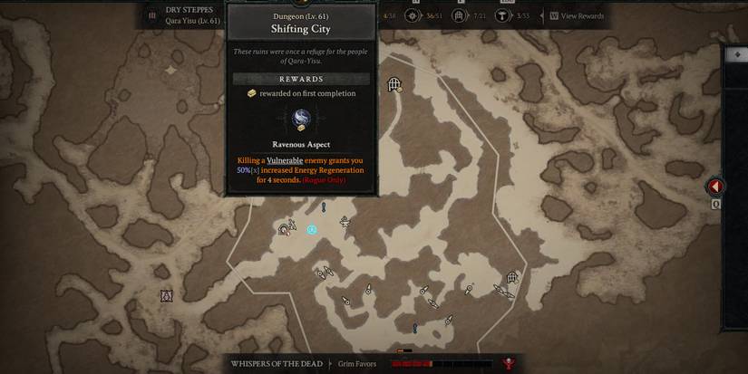 The Shifting City Dungeon in Diablo 4