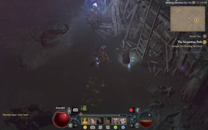 diablo 4 follow serpent with allies