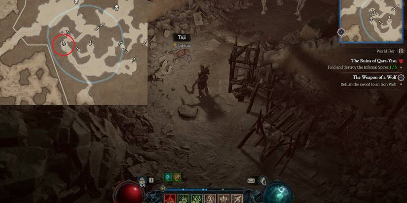 Where to find Tuji the goat in Diablo 4
