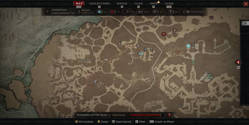 Uldur's Cave dungeon location in Diablo 4