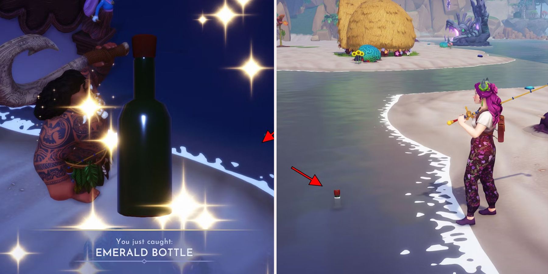 Disney Dreamlight Valley All 16 Emerald Bottles Locations feature image