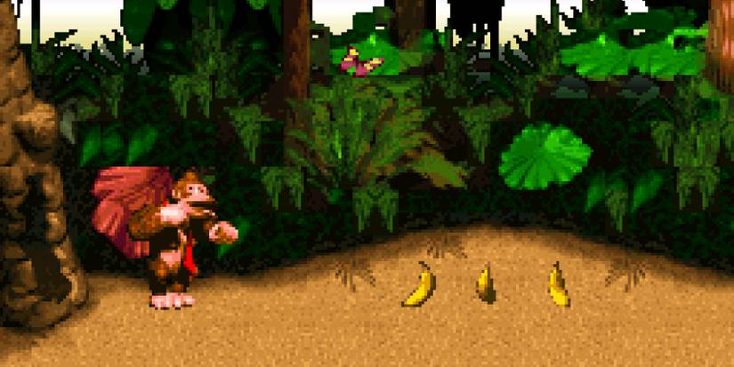 Donkey Kong at the start of a level