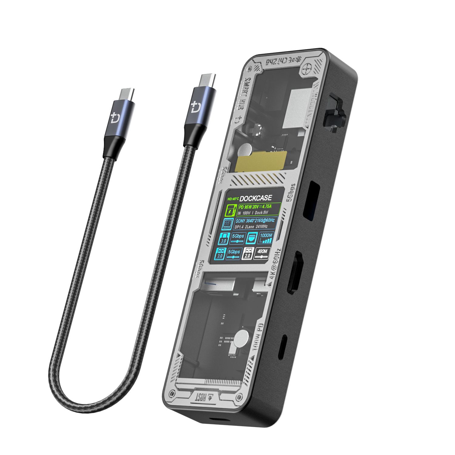 Dockcase Explorer Edition USB C Smart Hub 6-in-1-1