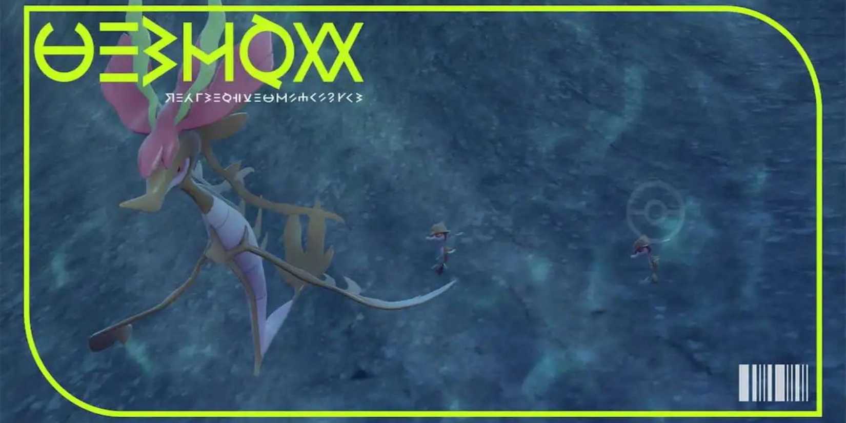 The pokedex cover image for Dragalge in Pokemon Scarlet & Violet