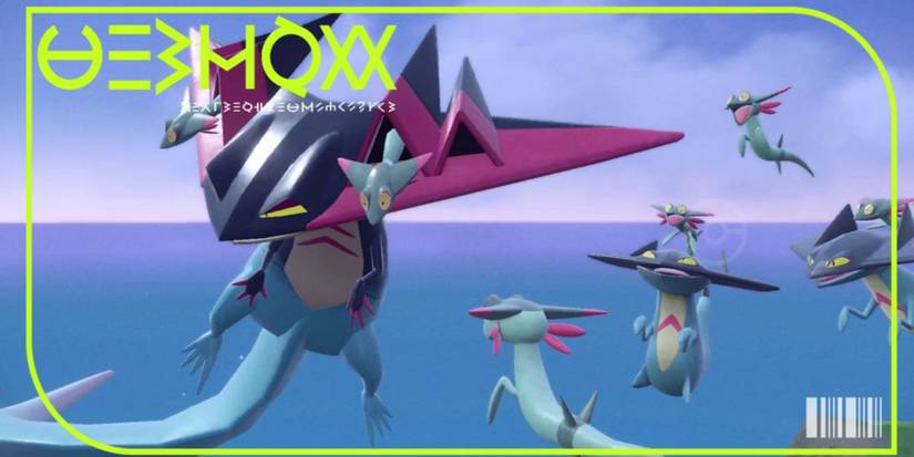 The pokedex cover for Dragapult  in Pokemon Scarlet & Violet